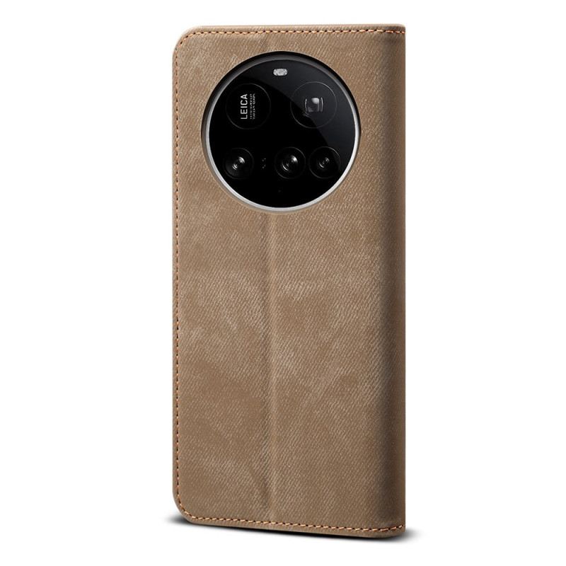 Flip Case Xiaomi 15 Ultra Denim-stoff