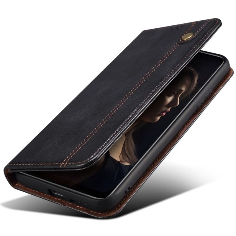 Flip Case Xiaomi 15 Ultra Gewachstes Kunstleder