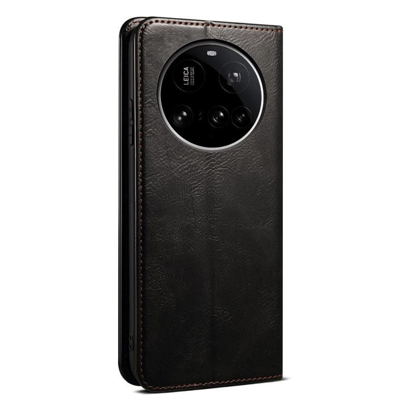 Flip Case Xiaomi 15 Ultra Gewachstes Kunstleder
