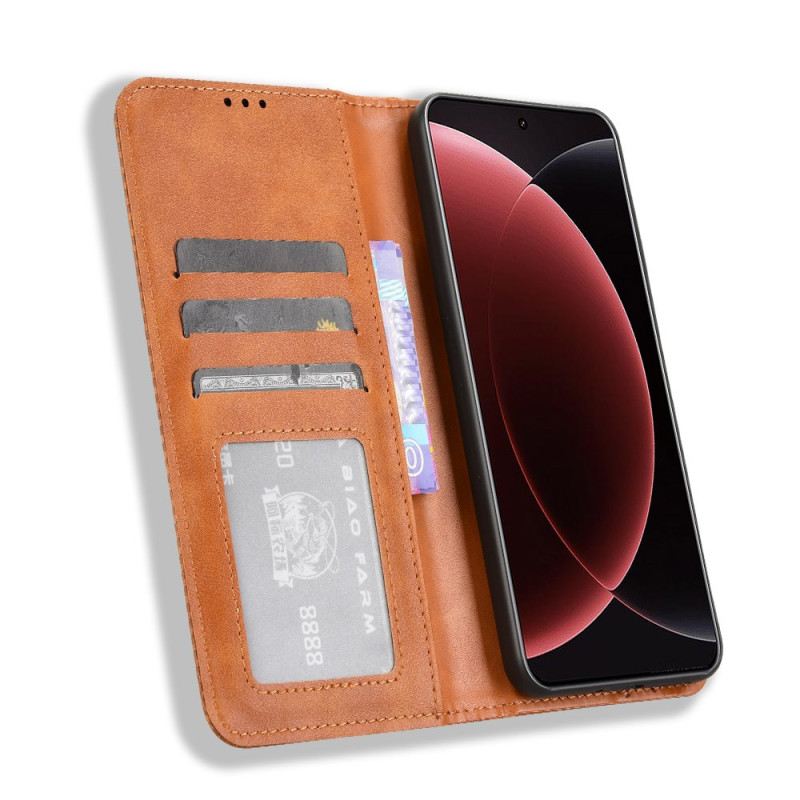 Flip Case Xiaomi 15 Ultra Handyhülle Vintage-fries