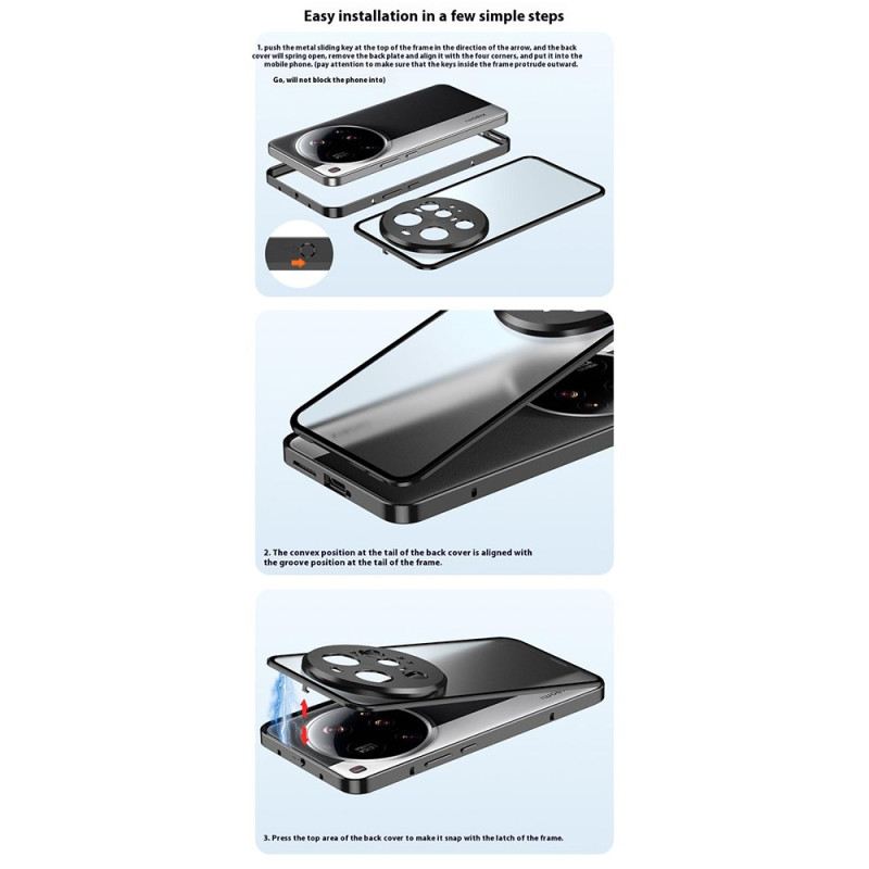 Hülle Xiaomi 15 Ultra Handyhülle Pop-up-verriegelungsmechanismus