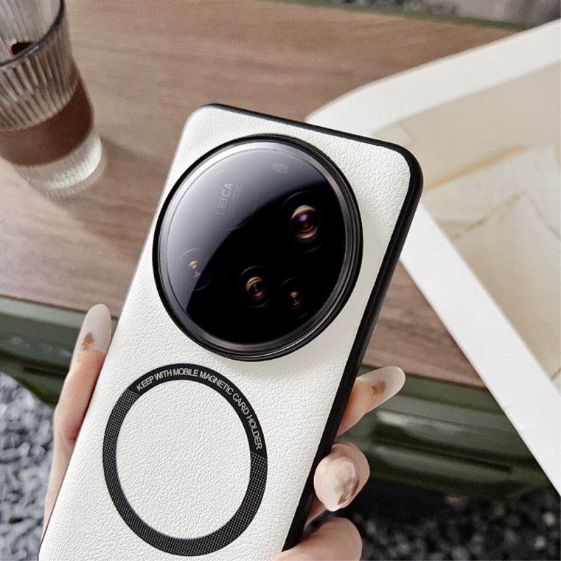 Hülle Xiaomi 15 Ultra Magsafe-kompatibel Mit Lederoptik