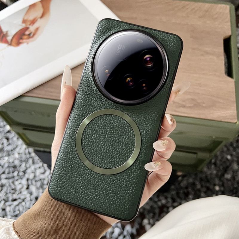 Hülle Xiaomi 15 Ultra Magsafe-kompatibel Mit Litschi-lederoptik