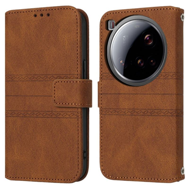 Lederhüllen Für Xiaomi 15 Ultra Doppelfries