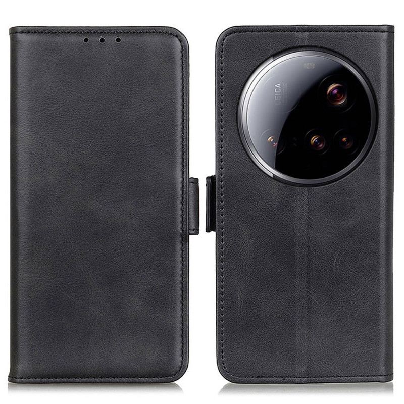 Lederhüllen Für Xiaomi 15 Ultra Doppelverschluss