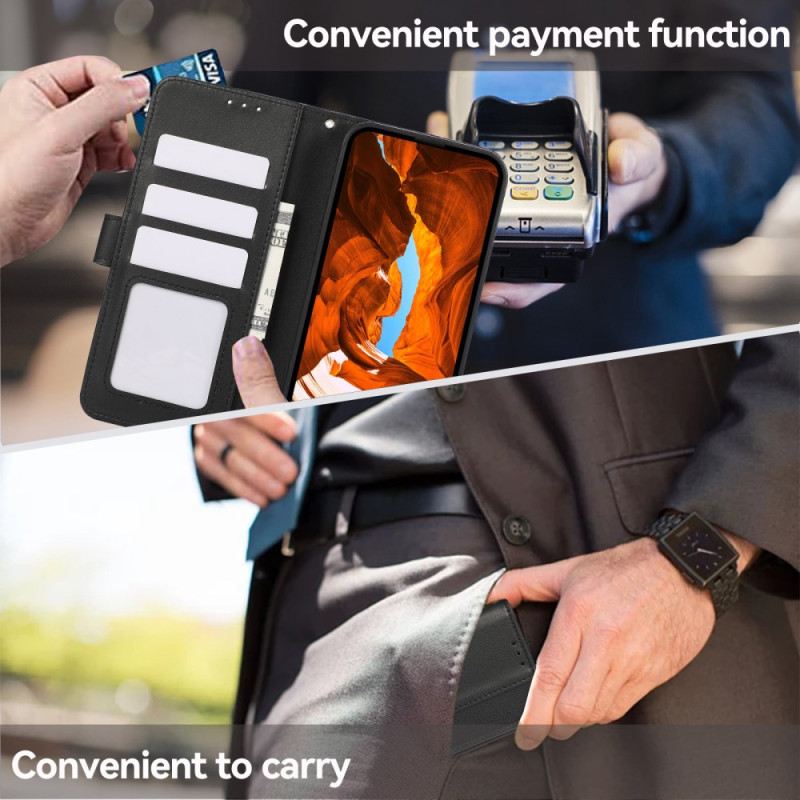 Lederhüllen Für Xiaomi 15 Ultra Rfid-blockierende Seidenstruktur