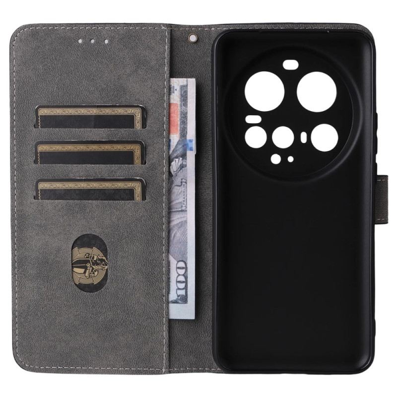 Lederhüllen Für Xiaomi 15 Ultra Rfid-blockierung In Wildlederoptik