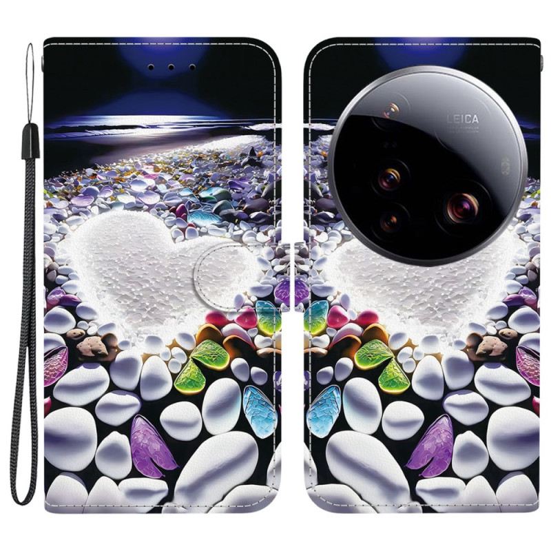 Lederhüllen Für Xiaomi 15 Ultra Weißes Herz