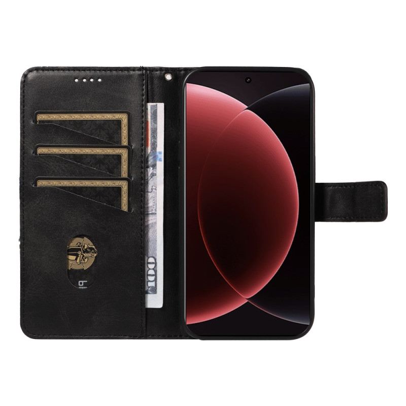 Lederhüllen Xiaomi 15 Ultra Geometrisches Design