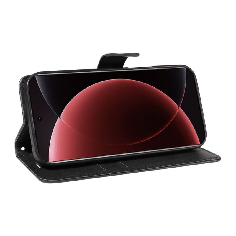 Lederhüllen Xiaomi 15 Ultra Glattes Kunstleder