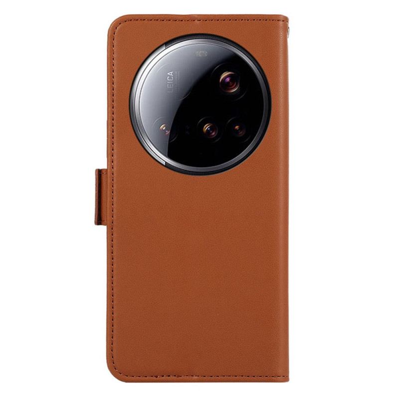 Lederhüllen Xiaomi 15 Ultra Handyhülle Abeel Rfid-geldbörse