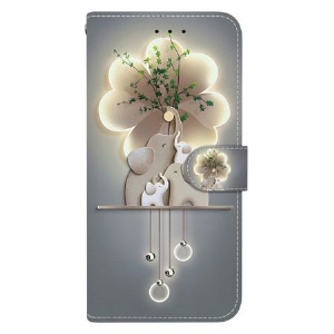 Lederhüllen Xiaomi 15 Ultra Handyhülle Elefantenmuster