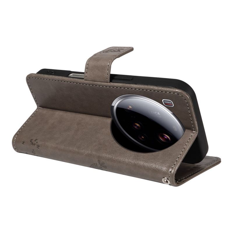 Lederhüllen Xiaomi 15 Ultra Handyhülle Katzenbaum