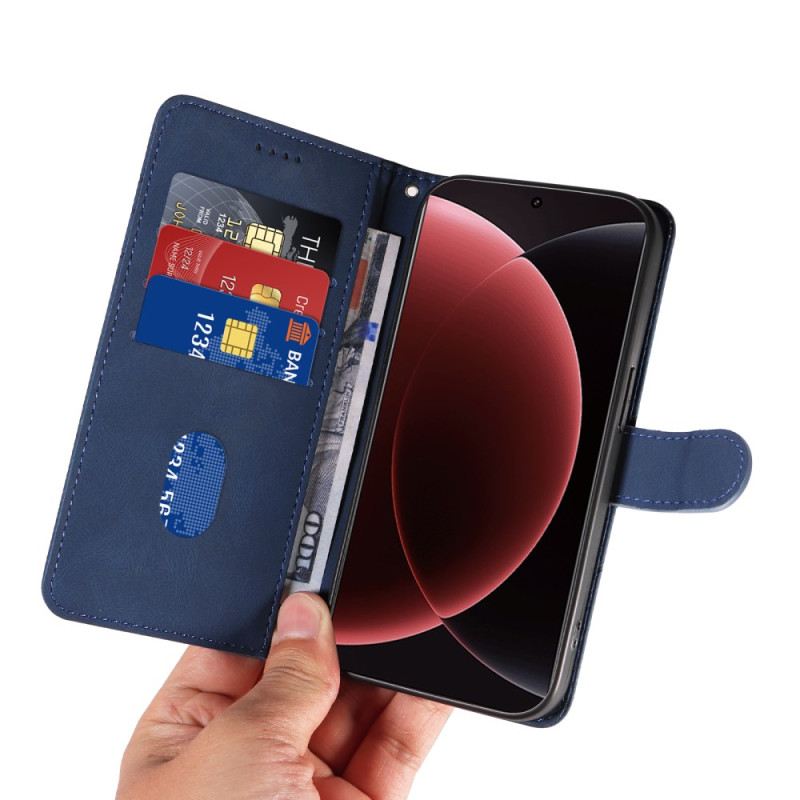 Lederhüllen Xiaomi 15 Ultra Handyhülle Wellenlinien