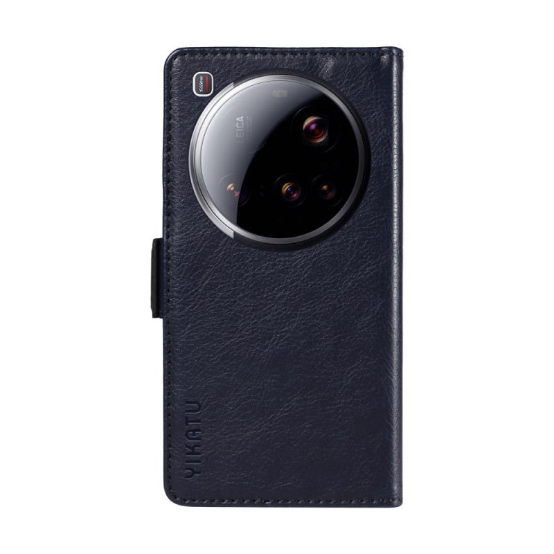 Lederhüllen Xiaomi 15 Ultra Handyhülle Ykatu Litschi-kunstleder