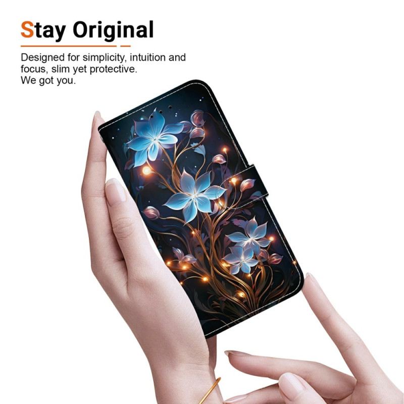 Lederhüllen Xiaomi 15 Ultra Laternenblumen