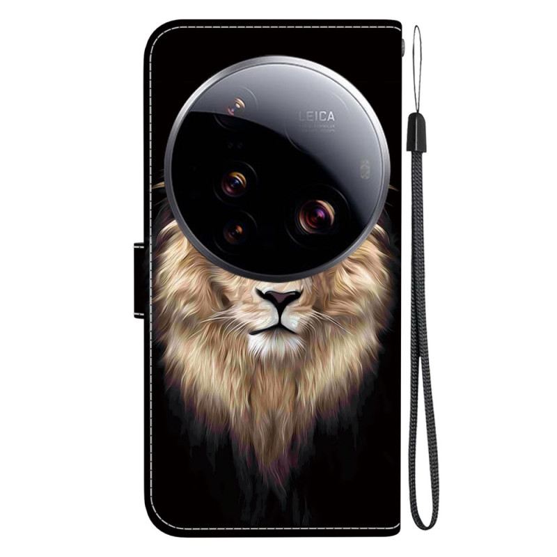 Lederhüllen Xiaomi 15 Ultra Löwenkopf