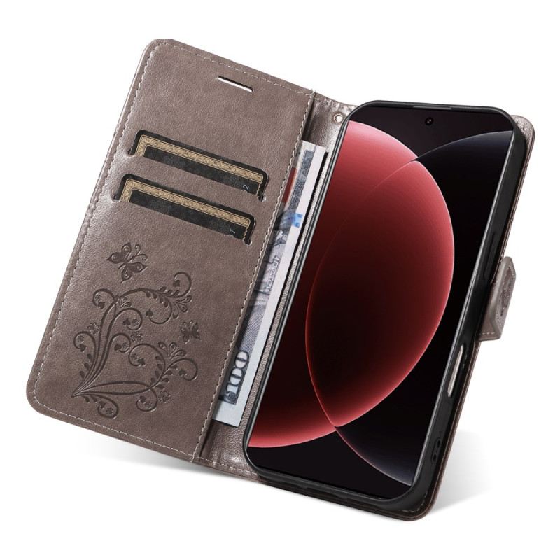 Lederhüllen Xiaomi 15 Ultra Riesige Schmetterlinge