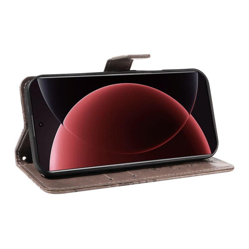 Lederhüllen Xiaomi 15 Ultra Riesige Schmetterlinge