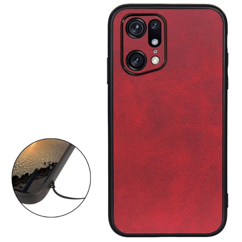 Hülle Für Oppo Find X5 Pro Vintage Kunstleder Jazz