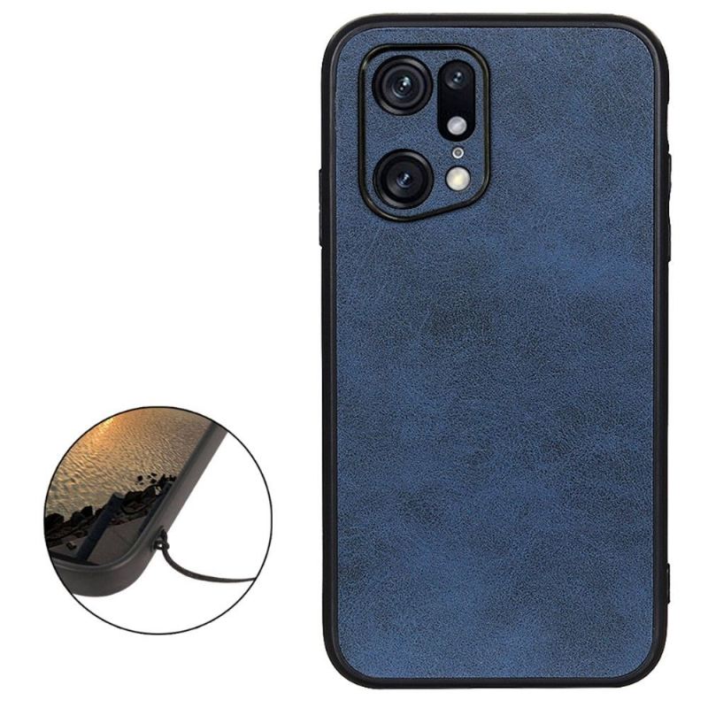 Hülle Für Oppo Find X5 Pro Vintage Kunstleder Jazz
