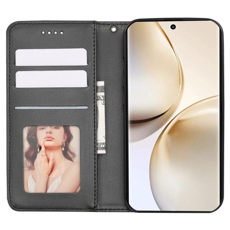 Flip Case Realme 14 Pro Plus 5g Handyhülle Karierter Riemen