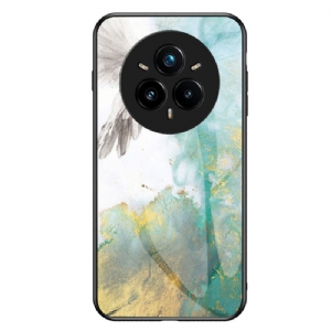 Hülle Realme 14 Pro Plus 5g Gehärtetes Glas Mit Marmoroptik