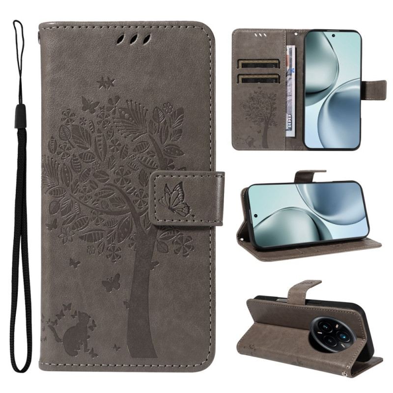 Lederhüllen Für Realme 14 Pro Plus 5g Katzenbaum