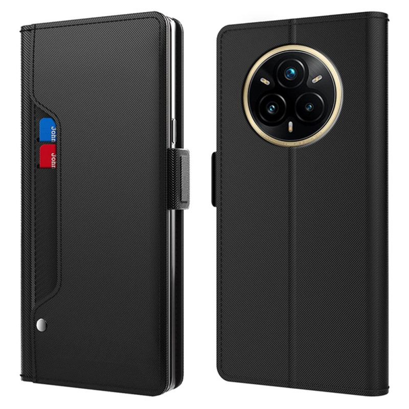 Lederhüllen Für Realme 14 Pro Plus 5g Spiegel Und Herausnehmbares Kartenfach