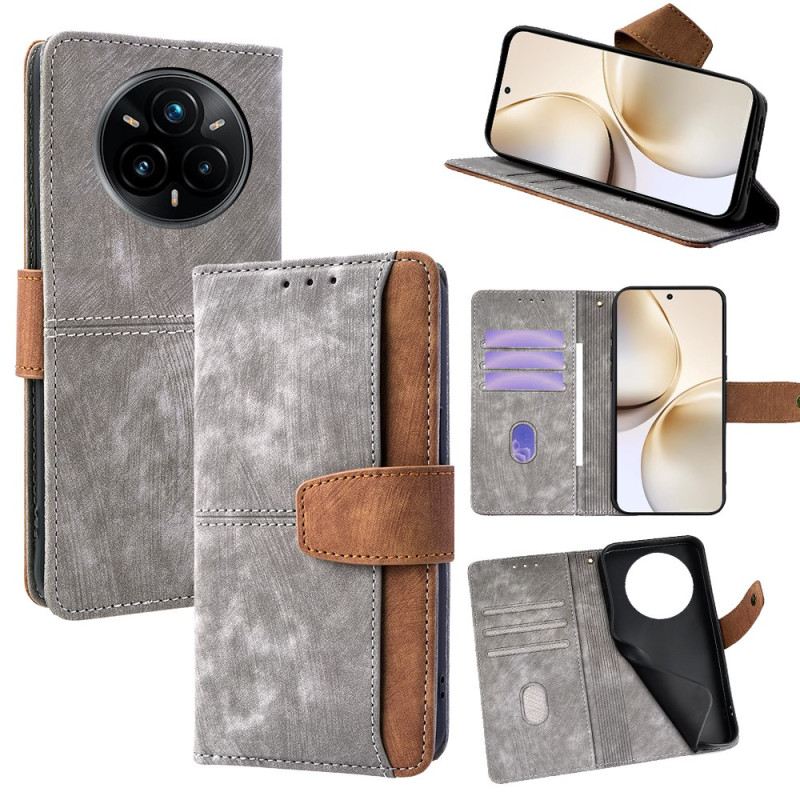Lederhüllen Für Realme 14 Pro Plus 5g Vintage-design Mit Rfid-schutz