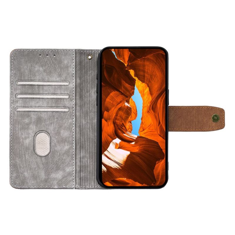 Lederhüllen Für Realme 14 Pro Plus 5g Vintage-design Mit Rfid-schutz