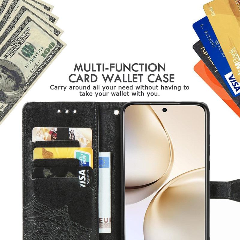 Lederhüllen Realme 14 Pro Plus 5g Barockes Mandala