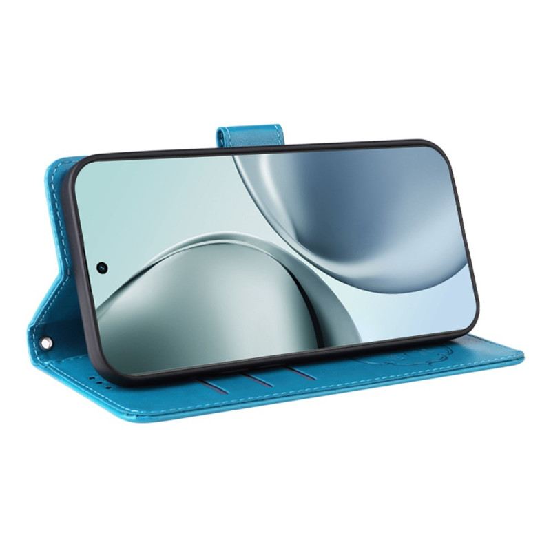 Lederhüllen Realme 14 Pro Plus 5g Handyhülle Blumenmuster