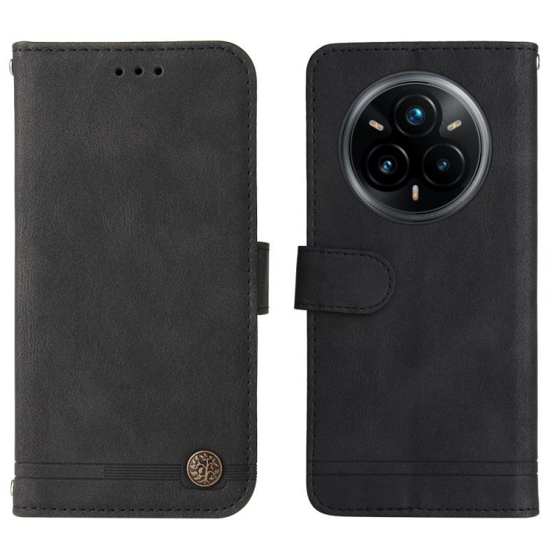 Lederhüllen Realme 14 Pro Plus 5g Handyhülle Vintage-effekt Mit Niete