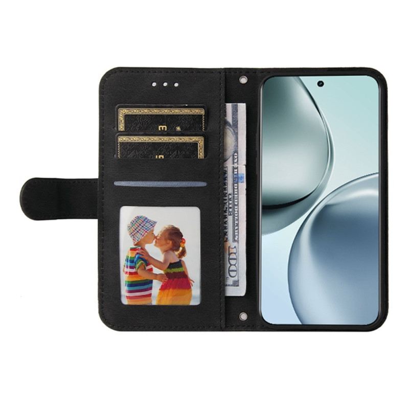 Lederhüllen Realme 14 Pro Plus 5g Handyhülle Vintage-effekt Mit Niete