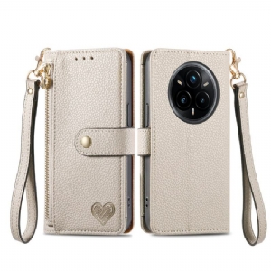 Lederhüllen Realme 14 Pro Plus 5g Münzgeldbörse Mit Rfid-schutz