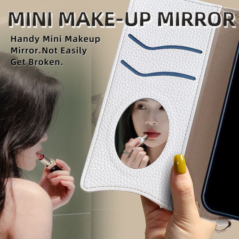 Lederhüllen Realme 14 Pro Plus 5g Spiegel Und Kette