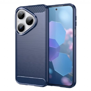 Hülle Für Huawei Pura 80 Gebürstete Kohlefaser