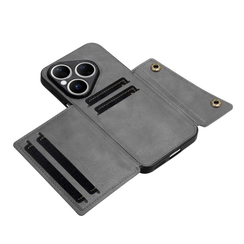 Hülle Huawei Pura 80 Kartenetui In Lederoptik