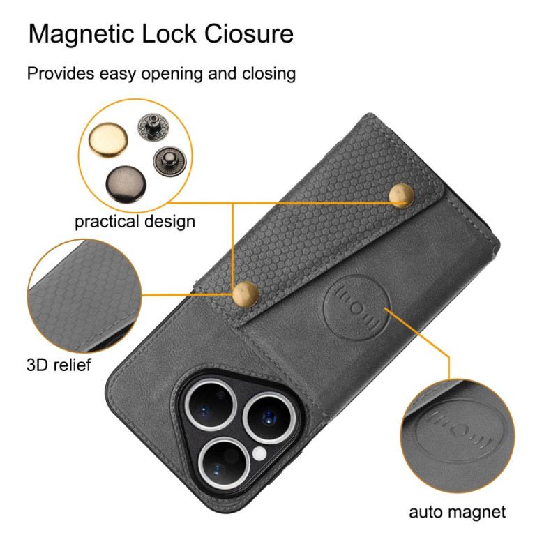 Hülle Huawei Pura 80 Kartenetui In Lederoptik