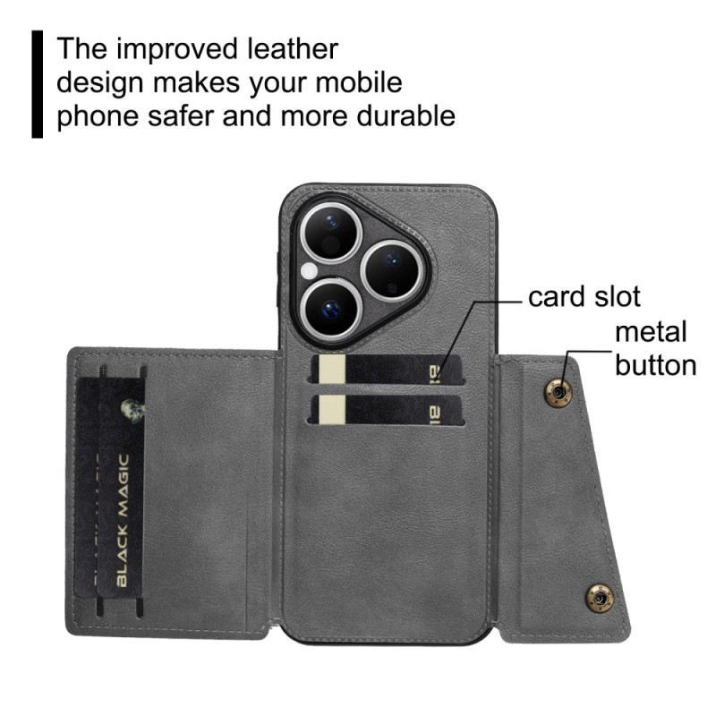 Hülle Huawei Pura 80 Kartenetui In Lederoptik