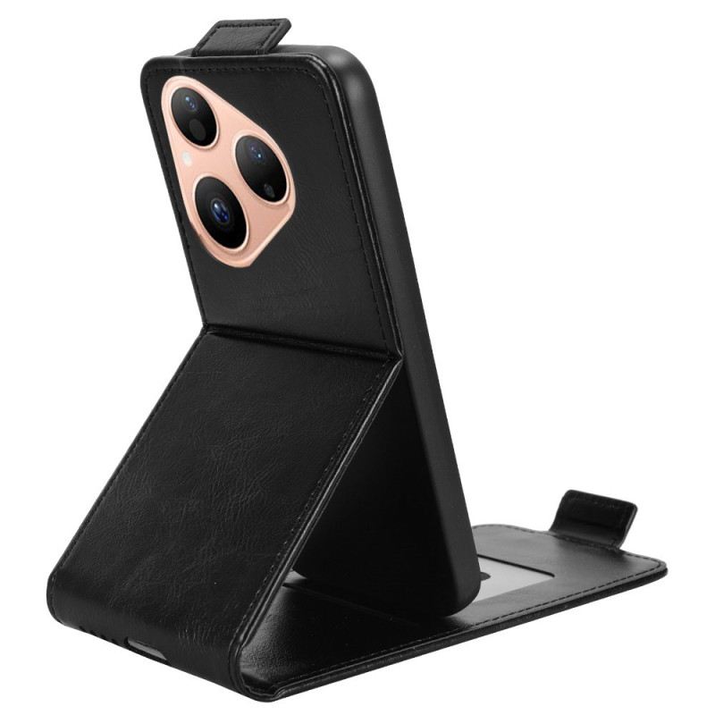 Lederhüllen Huawei Pura 80 Handyhülle Vertikales Klappdesign