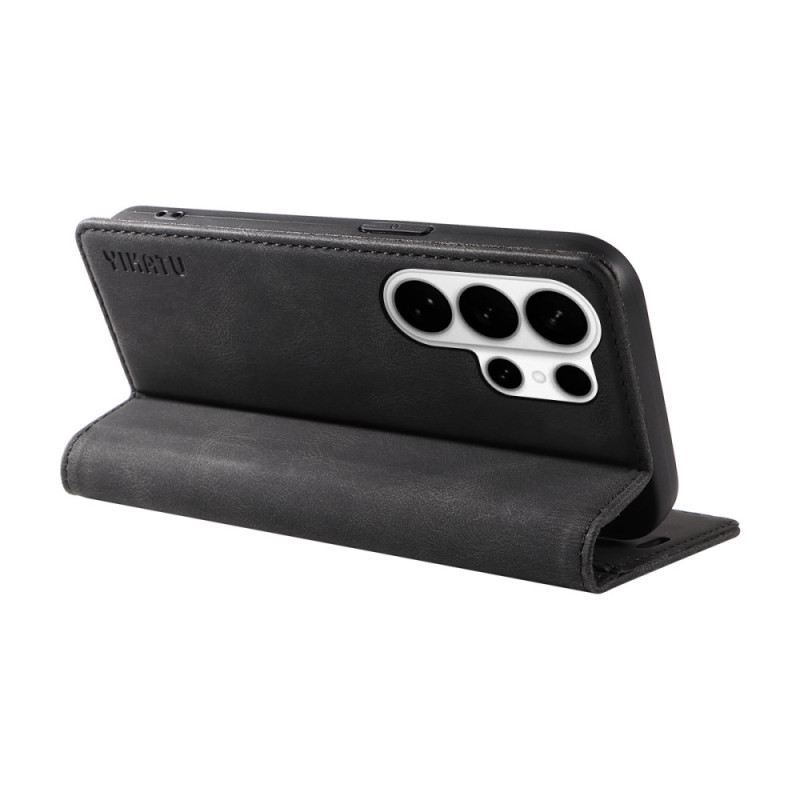 Flip Case Für Samsung Galaxy S26 Ultra Yikatu Wildledereffekt