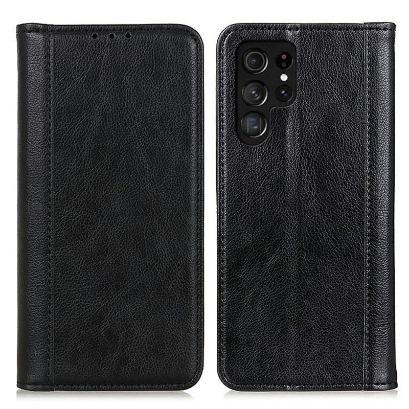 Flip Case Samsung Galaxy S26 Ultra Spaltleder