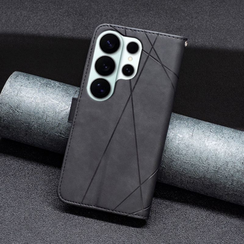 Lederhüllen Für Samsung Galaxy S26 Ultra Binfen Geometrisches Muster Farbe