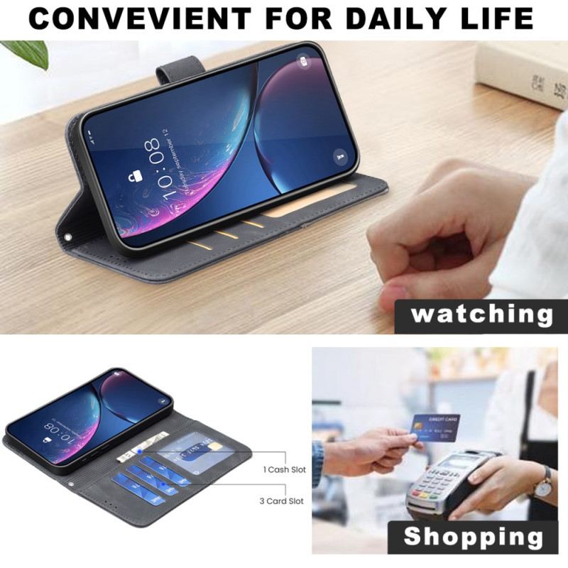 Lederhüllen Für Samsung Galaxy S26 Ultra Binfen Geometrisches Muster Farbe