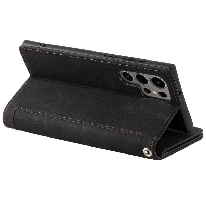 Lederhüllen Für Samsung Galaxy S26 Ultra Geldbörse Mit 9 Kartenfächern