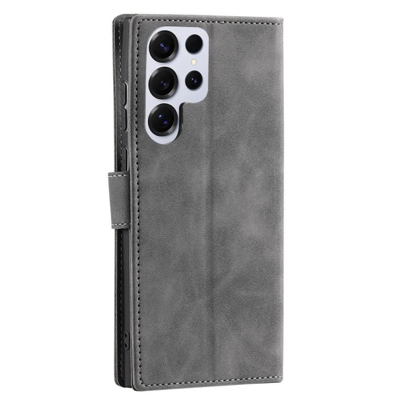 Lederhüllen Für Samsung Galaxy S26 Ultra Zweifarbiges Design