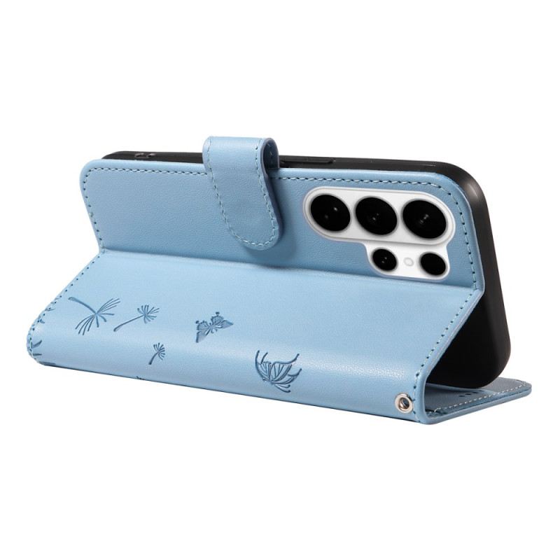 Lederhüllen Samsung Galaxy S26 Ultra Armband Mit Löwenzahnmotiv