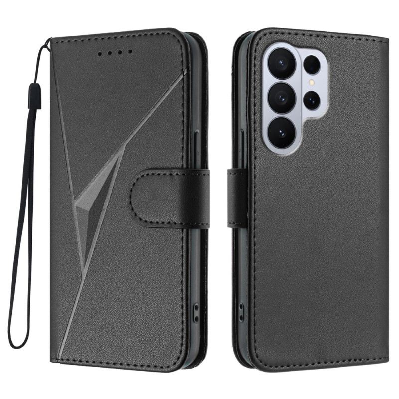 Lederhüllen Samsung Galaxy S26 Ultra Dreiecksmuster